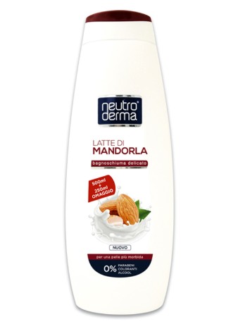 NEUTRODERMA - BAGNOSCHIUMA LATTE DI MANDORLA